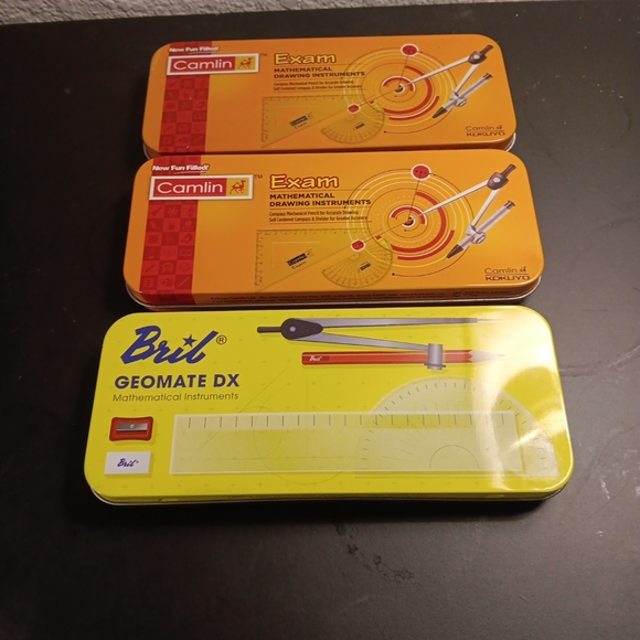 Camlin Geometry Mathematics Instrument 5pcs Set - Picture 2 of 5